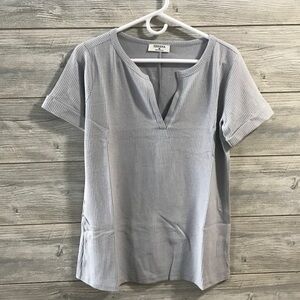 BN Zenana Outfitters Waffle Knit T Shirt